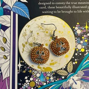 Pumpkin earrings